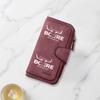 Fashionable Long Wallet with African Cowboy Logo Print Design Eye Catching Multifunctional Portable Coin Purse with Clasp Large Capacity Zippered