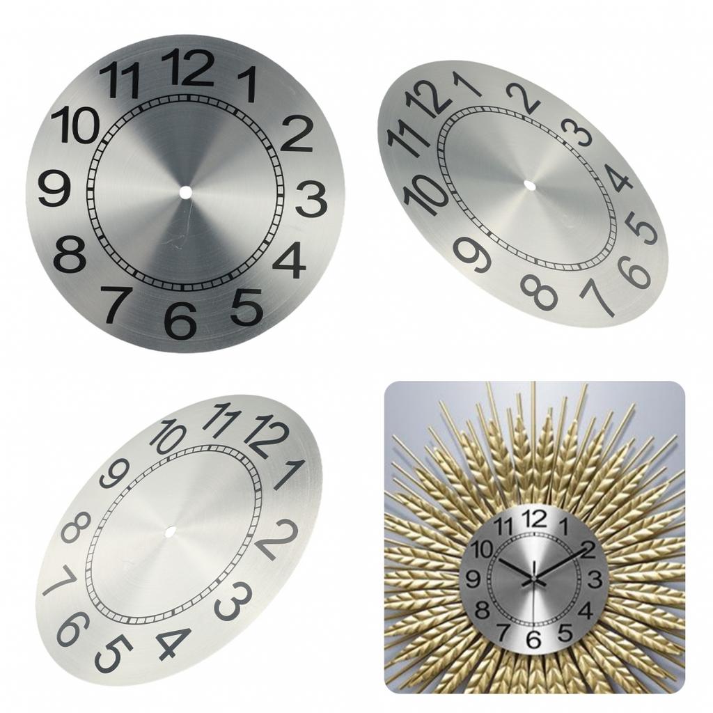 9.5 Inch Clock Face Aluminium Clock Dial Arabic Numeral Clock Dial
