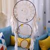 3 Rings Meter Circle Large Bohemian Boho Style Natural Feather Material Dream Catcher Wall Hanging Decor DIY Room Decor