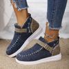 Women's Wide Width Plush Lined Flats, Faux Fur Trim Winter Shoes, European Style Flat Sole Moccasins for Women