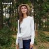 Women's Fleece Crewneck Long-Sleeve Thermal Top