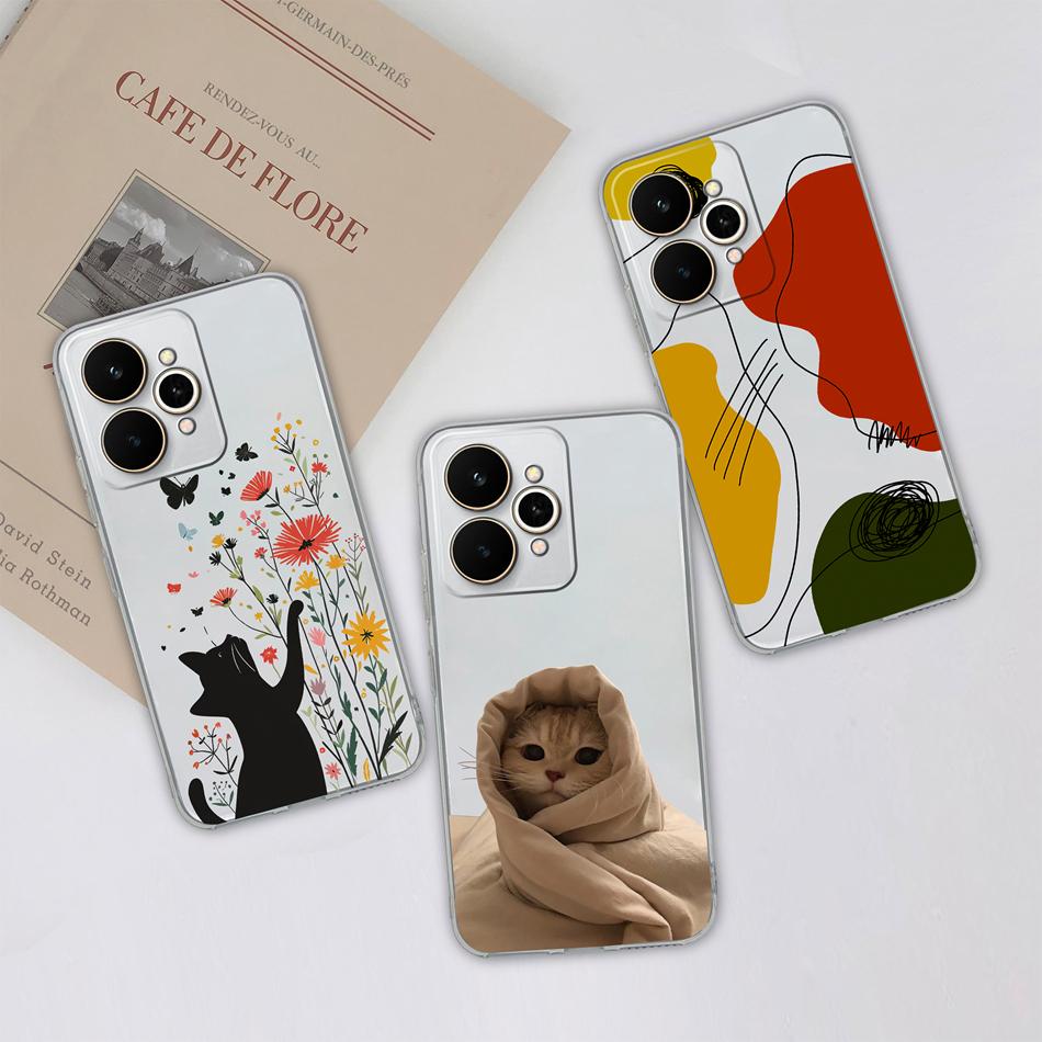 For Realme 15 Pro 5G Case Colorful Patterns Transparent TPU Silicone Back Cover For Realme15 15Pro Lightweight Phone Bumper