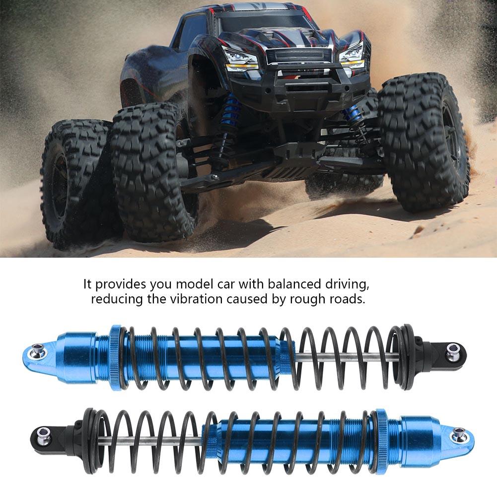 2pcs set RC Aluminium Alloy Shock Absorber Damper for TRAXXAS XMAXX 1 5 Car (Navy Blue)