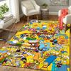 1Pc Simpsons Family Celebration Rug Office Carpet Indoor Outdoor Doormat Nonslip Soft Living Room Christmas Halloween Gift D922741
