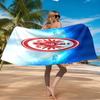 Eintracht FC Wappen Strandtuch Mikrofaser Strandtuch, Leicht und Schnelltrocknend, für Sommerreisen, Schwimmbad Fan Geburtstagsgeschenk