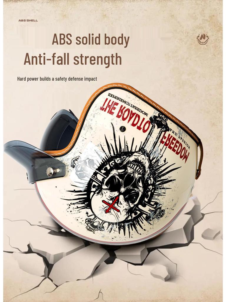 Universal Safety Helmet for All-Season Cruiser and Scooter Riding