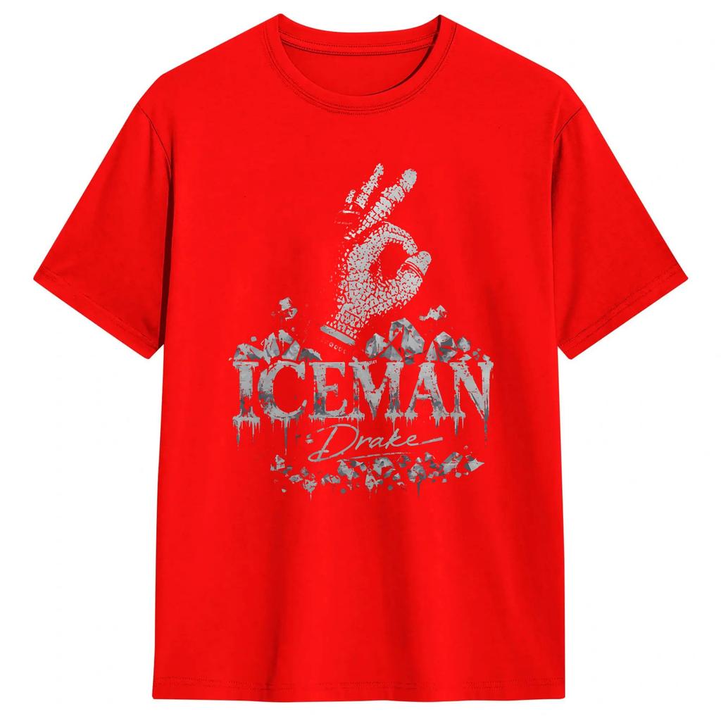 Unisexs Drakes IceUnisex Album 2026 Tour T Shirt 100 Cotton Tops Amazing Short Sleeve O Neck Tees Summer TShirts