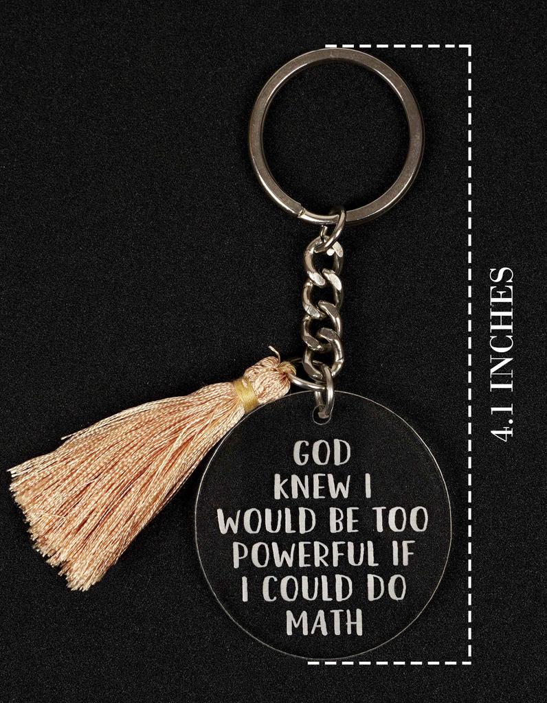 Inkdotpot Acrylic Key Holder Novelty Humor Engraved Key Chain Housewarming