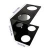Double Vertical Barbell Holder Hangings Barbell Rack Wall Mounted Barbell Storage Rack Weight Bar Holder Enduring