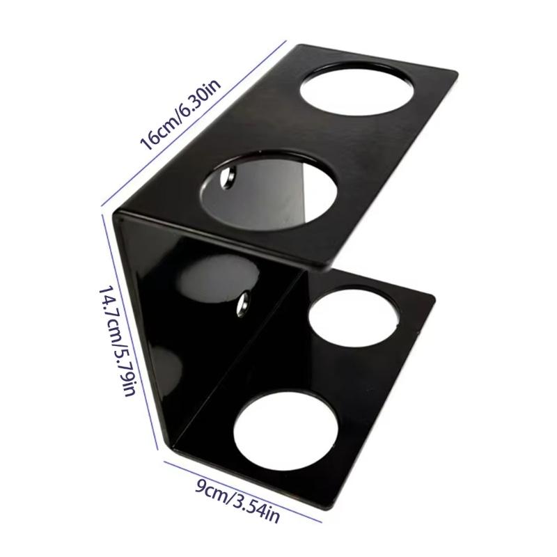 Double Vertical Barbell Holder Hangings Barbell Rack Wall Mounted Barbell Storage Rack Weight Bar Holder Enduring