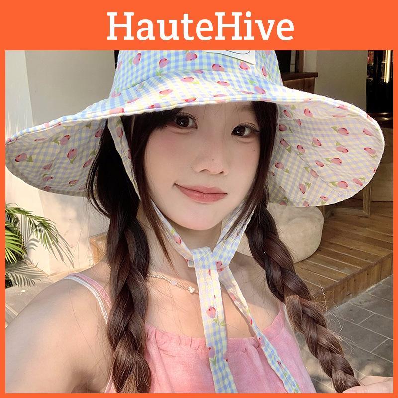 Summer Versatile Fisherman Hat For Women With Wide Brim Protective Features Sun