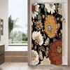 Boho Floral Shower Curtain, Tropical Leaves Fabric Cloth Shower Curtains for Chic Elegant Bathroom Decor, Modern  Curtain