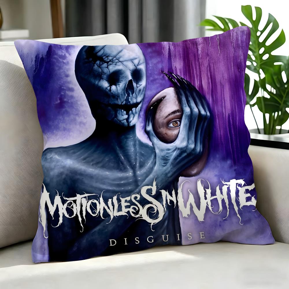 Band MMotionless In White Cushion Cover Cushion Cover Set Pcs x x x Pillowcase Decorative Sofa Home Decor
