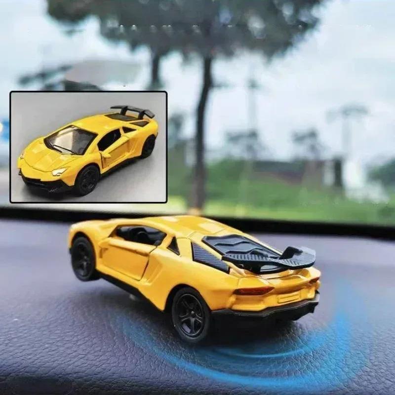 Sports Car Drift Rotating Car Decor Auto Dashboard Turning Racing Model Decoration Cars Individuality Center Console Decoration