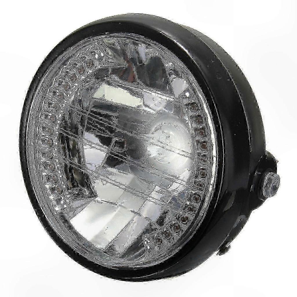 7 Inch Round Halogen H4 Headlight for Custom Bobber Motorcycle Lighting