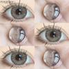EYESHARE 1 Pair New Style Contact Lenses Brown Colored Beauty Pupils Lens Grey Natural Korean Softlens