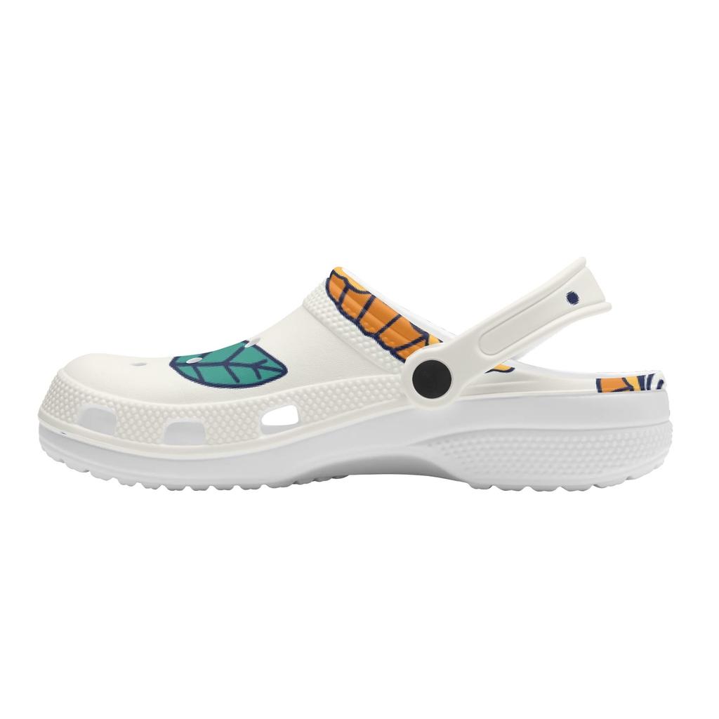 Allover Printed EVA Clogs for Women Men Soft Sole Lightweight Slip On Casual Footwear Soft Sole Summer Sandals Casual Daily Wear