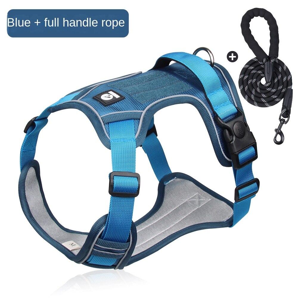 Pet Supplies Pet Dog Chain Big Dog Explosion-proof Perforated Chest Strap Pet Chest Back 2023 New