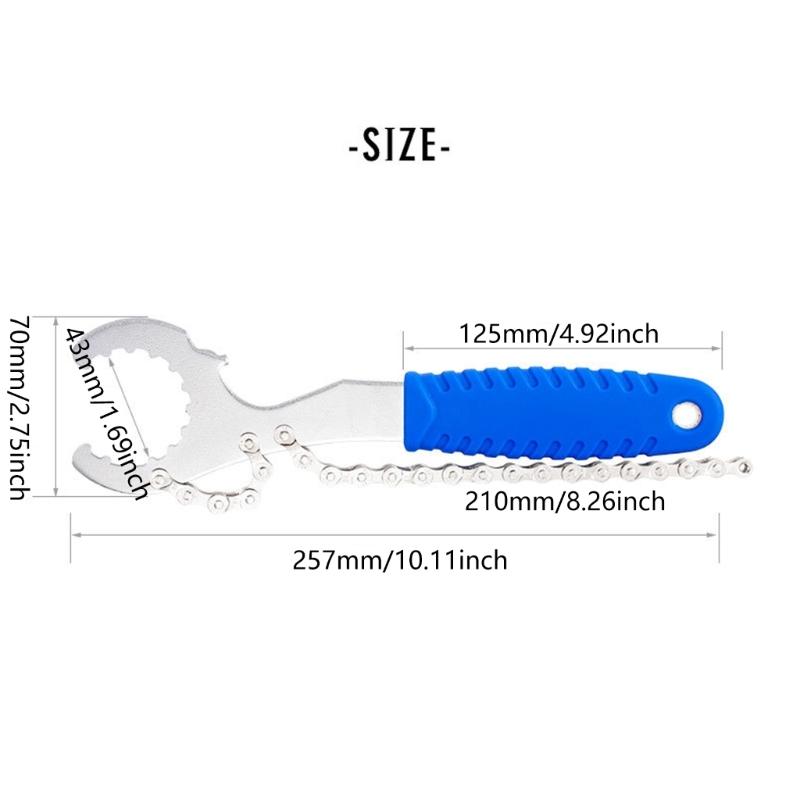 Bicycles Cassettes Flywheel Removal Tool With Chain Whip   Sprocket Remover Bike Chain Tool Bicycles Repair Tool
