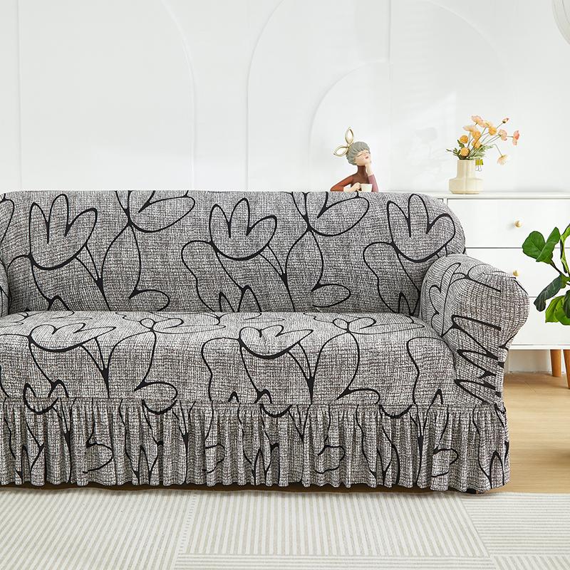 stretch floral Couch Cover Sofa Covers Washable Furniture Protector for Dogs Corner sofa skirt 1/2/3/4 seater sofa slipcovers