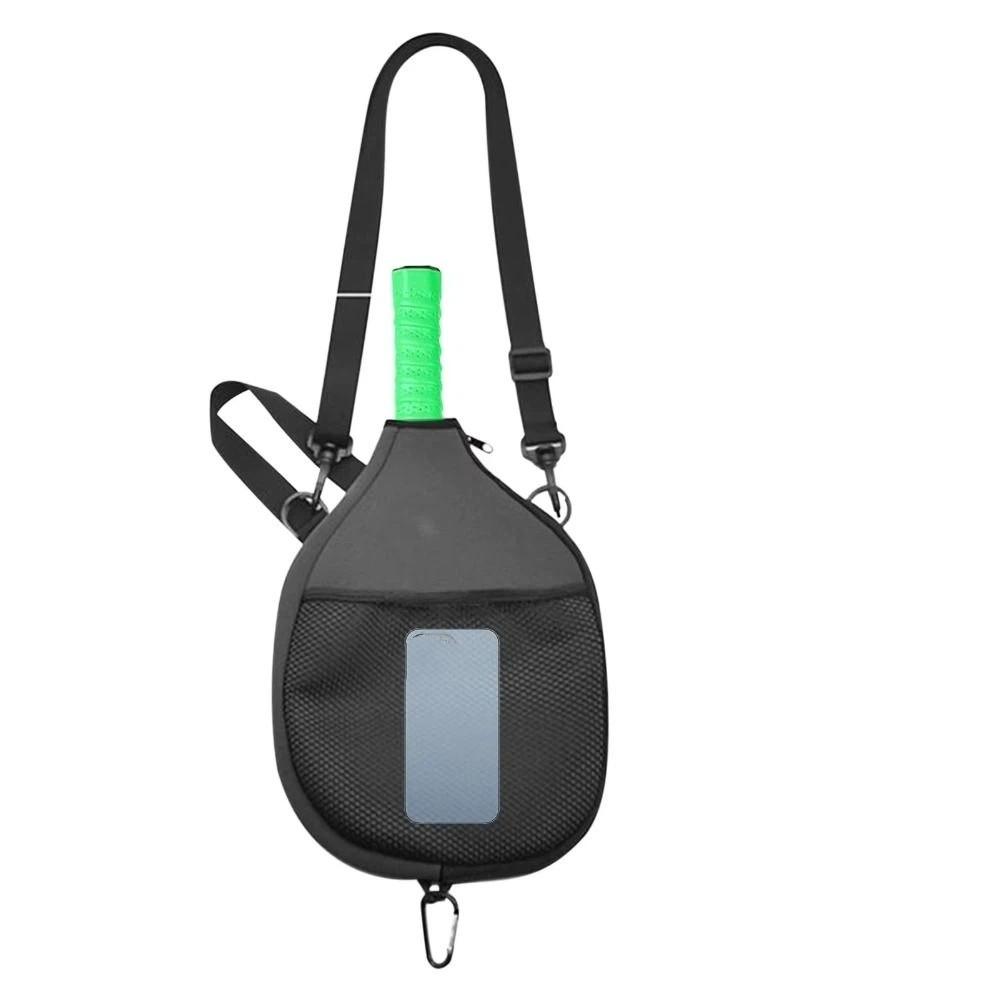 Zipper Closure Pickleball Paddle Cover Large Capacity Pickleball Racket Bag  Exercise Gym Equipment