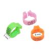 100 Pcs Bird Foot Ring Inner Diameter 8mm Pigeon Leg Poultry Dove Bird Parrot Clip Rings Band Foot Ring Pigeon Supplies