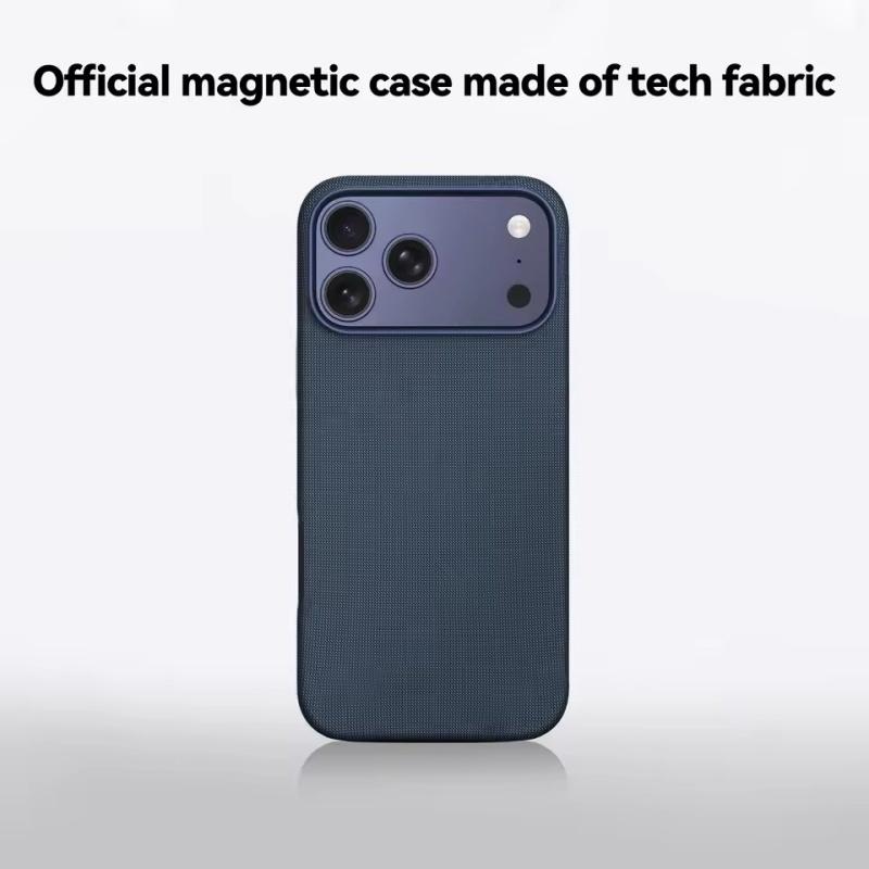 TechWoven Magsafe Case for iPhone 17 Pro Max 16 Pro Wireless Charge Cover TechWoven Case with MagSafe Magnetic Weaving Texture
