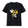 Angry Bee Funny Comic Slogan Cool Vintage Retro T Shirt 2538 Vintage Washed Comfortable Breathable Streetwear Stylish