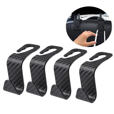 4Pcs Universal Car Seat Headrest Hook Storage Hanger Holder Car Interior Accessories