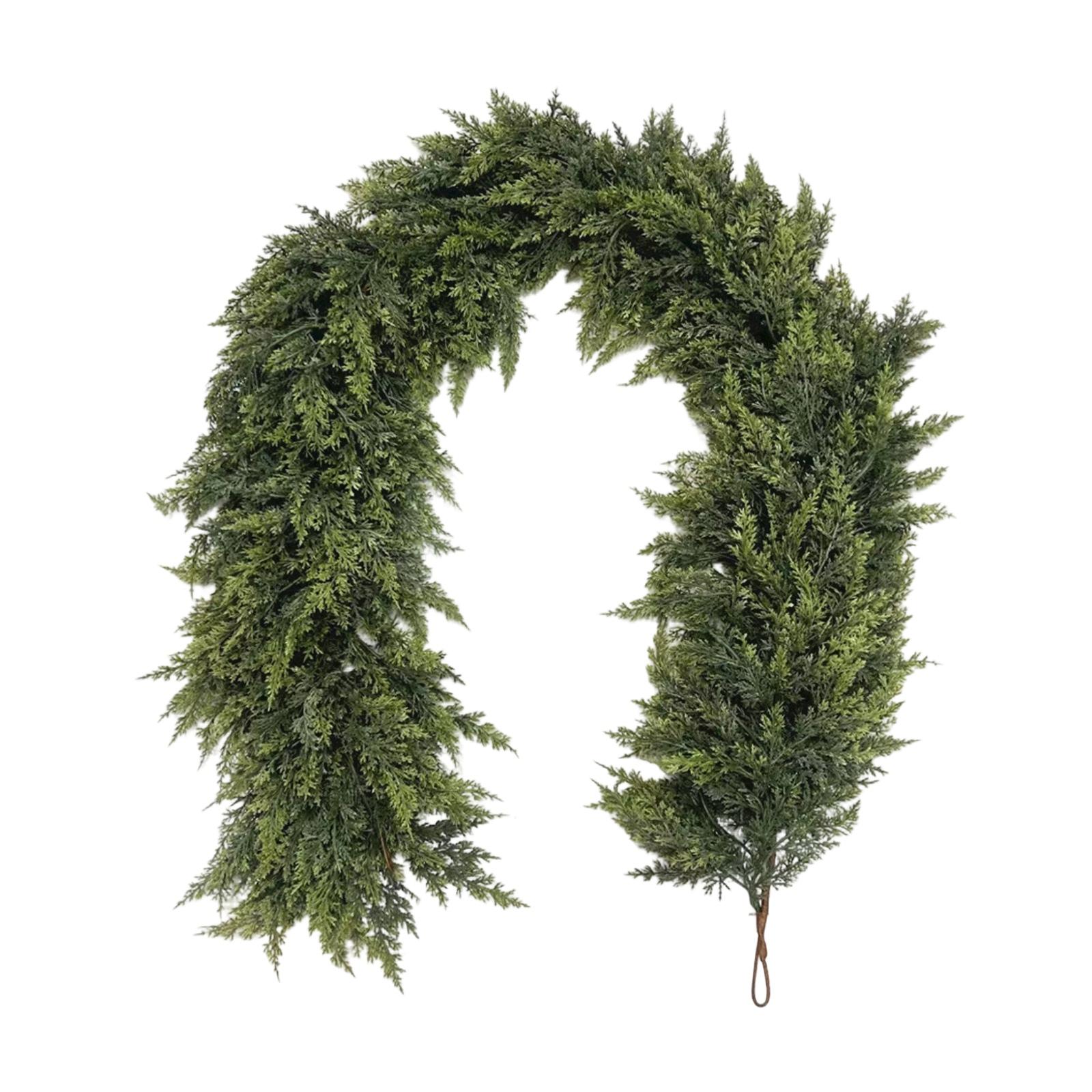 Artificial Cedar Garland 6.5 ft