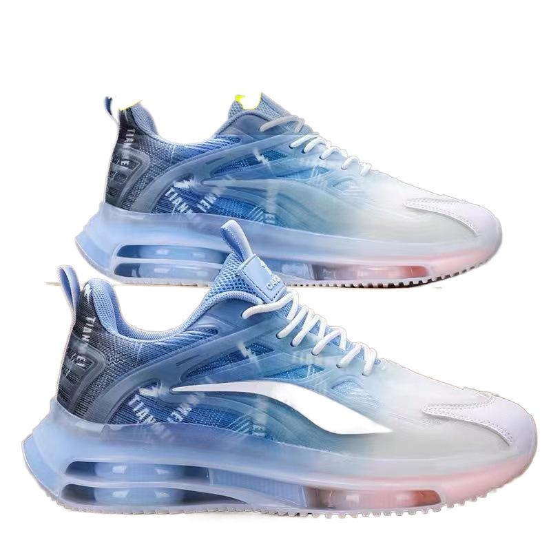 Putian autumn and winter breathable casual heightening air cushion velvet cotton shoes running sports dad trendy shoes