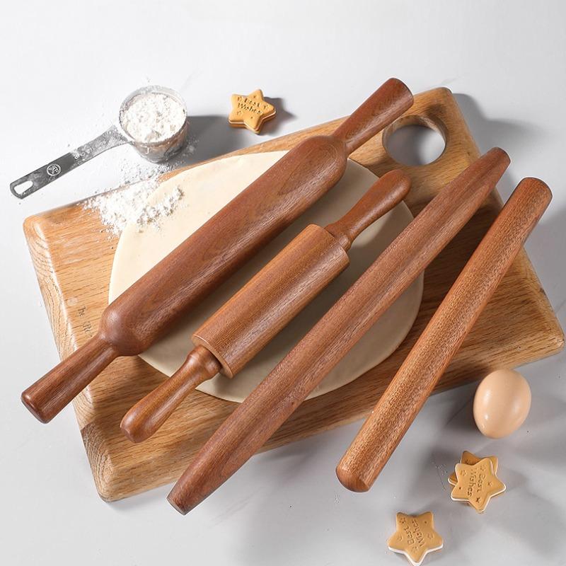 Neues Nudelholz aus Ebenholz, Haushalts-Knödelhaut-Rollstab für Rollenteignudeln, Küchen-Back-Gadgets, Zubehör