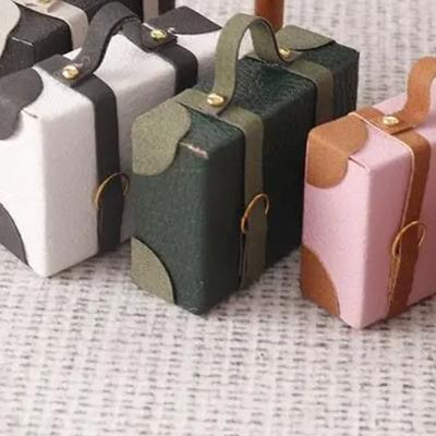 1:12 Dollhouse Miniature Briefcase Suitcase Model Decor Toy Doll House Accessories