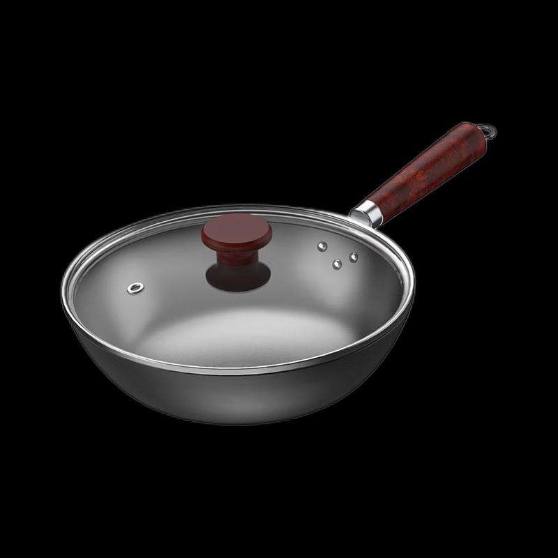 

Supor 32cm Wrought Iron Wok with Lid