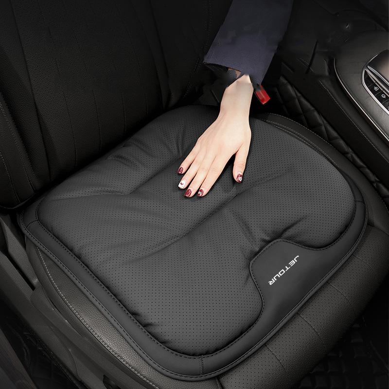 Jietu All-Season Breathable Car Seat Cushion - Stain-Proof, Anti-Slip Rear Seat Pad
