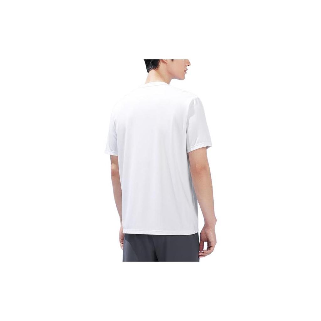 Anta T Shirts Men's White Crew Neck Moderate Straight Fit 152327109-1