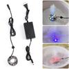 Fish Tank Fish Pond Ultrasonic Nebulizer Mini 6 LED Lights Fogger Fountain Fog Machine for Parties Festivals Decoration 1 Set