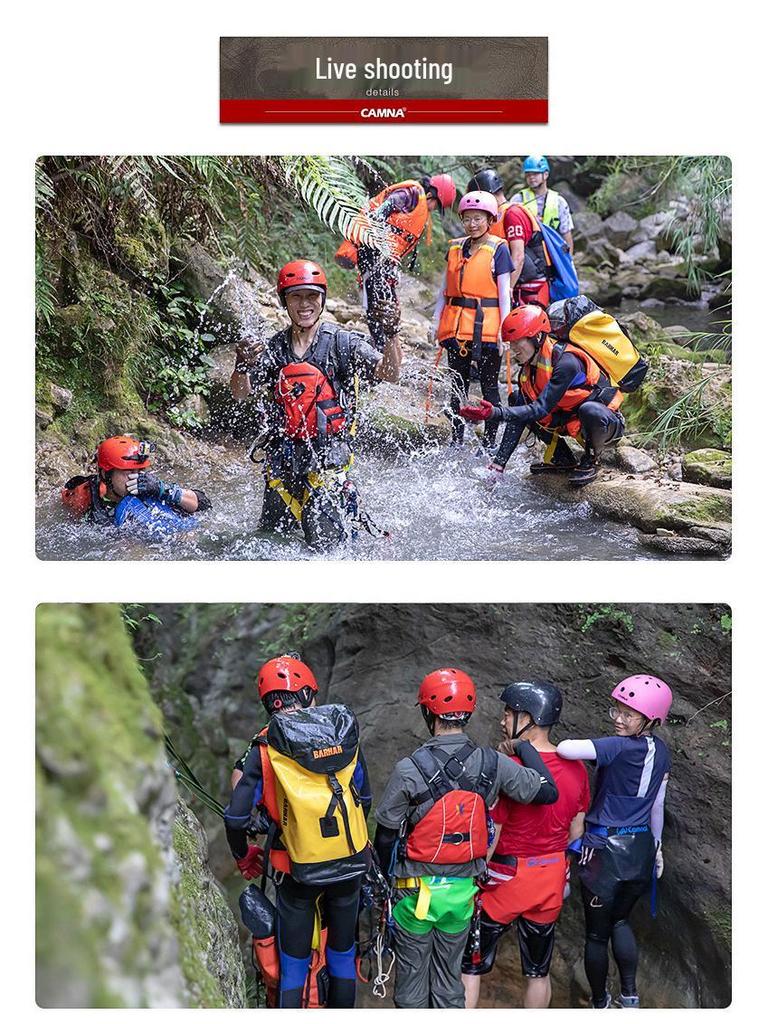 Kanle Outdoor Sicherheitshelm zum Klettern, Bergsteigen, Canyoning, Rafting und Bootfahren.