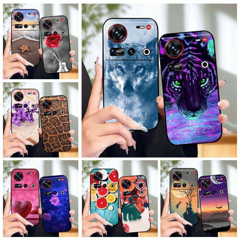 Handyhülle für ZTE nubia Z70 Ultra Hüllen NX733J Cartoon Weiche TPU Silikon Hülle für Nubia Z 70 Ultra 5G Schutzhülle Bumper