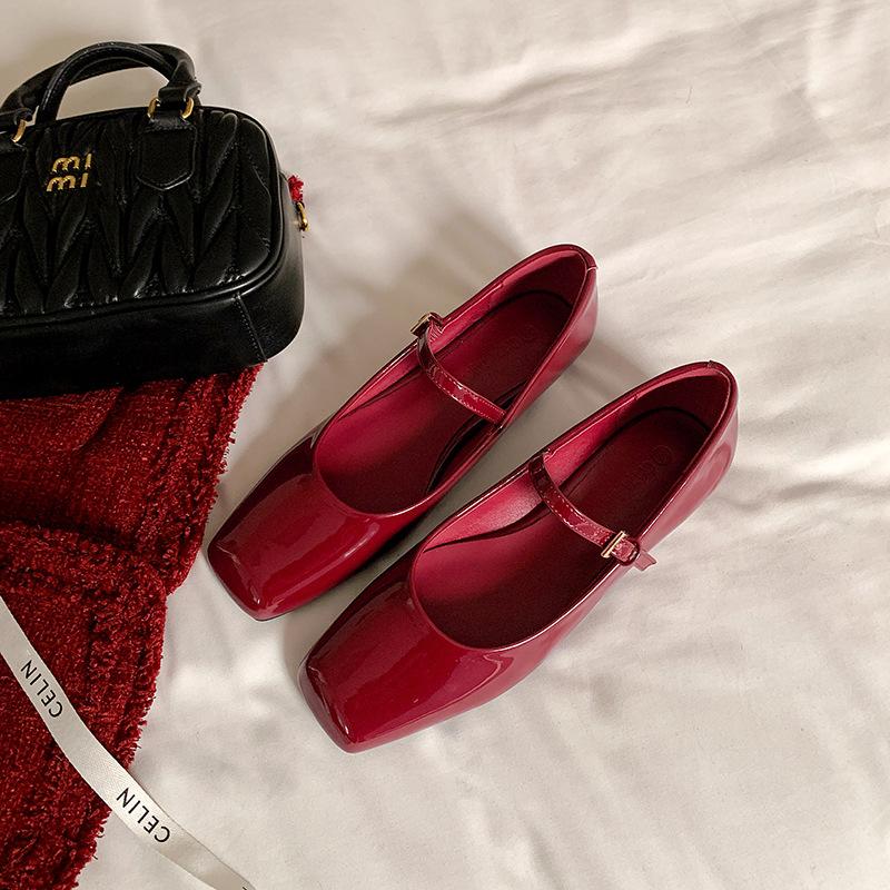 

Fashion new design slingback sandals women japanned leather summer shoes woman kitten heel sandalias mujer sexy party shoes 2025 35