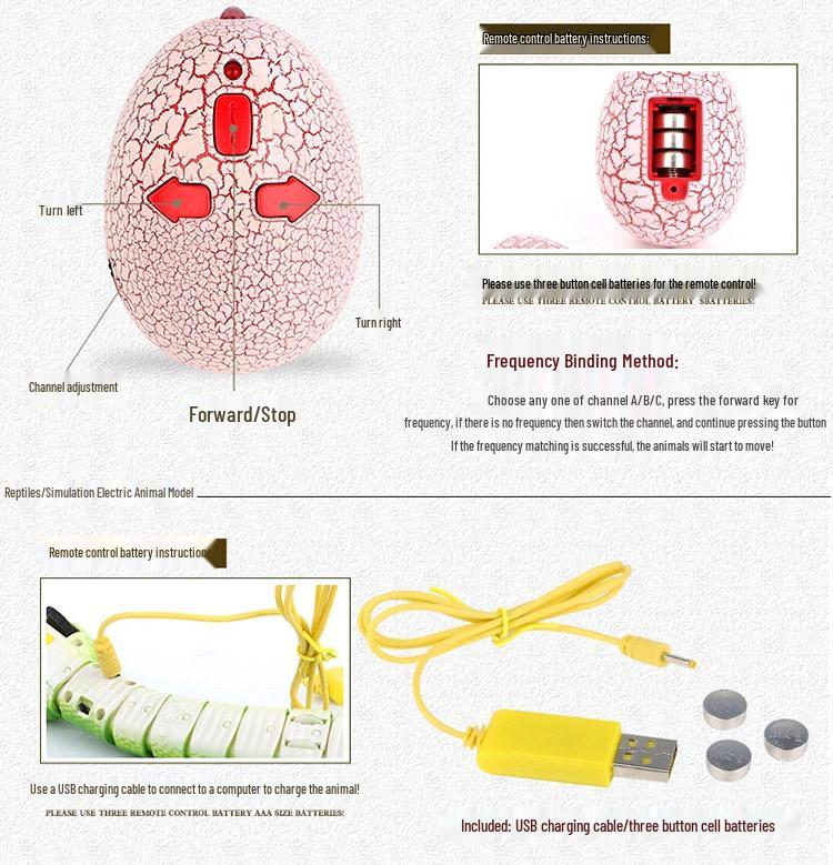 Remote Control Electric Prank Snake Toy - Simulated Rattlesnake Movement