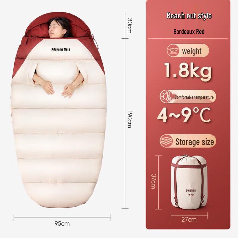 Beishanlang SL082 Adult Outdoor Camping Sleeping Bag