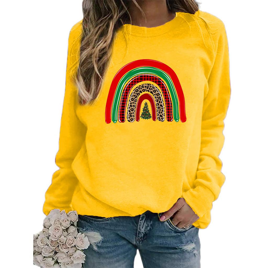 Blusa De Mujer De Manga Larga Estampada Aflojar Blusa De Mujer De Manga Larga Estampada Aflojar