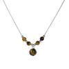Vintage Leather Tiger's Eye Necklace - Women's Chinese Style Layered Necklace, Versatile Elegant Choker