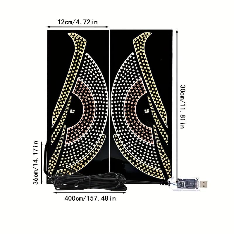 Smart Control LED Display Car Windshield Eyes LED Matrix Pixel Panel Display Evil Eyes LED Screen For The Car Windshield