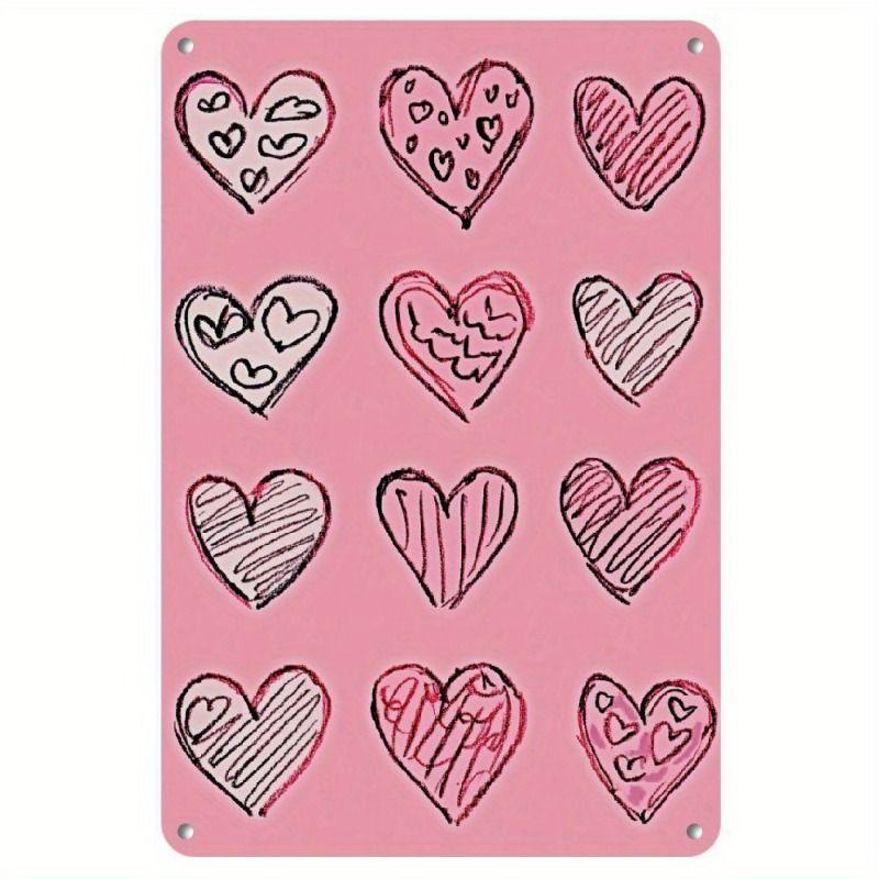 Metallschild im Valentinstags-Thema für Bar, Café, Restaurant