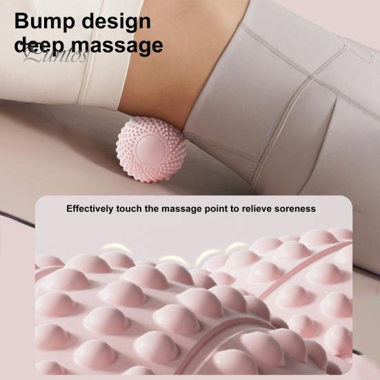 Peanut Massage Ball Deep Tissue Muscle Relaxation Double Lacrosse Roller Physical Therapy Leg Arm Waist Belly Back Foot Full Body Massager