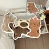 Soft and Cute Cat Hand Towel, Quick Drying Quick Drying Hanging Cute Cartoon Towel, Household Kitchen and Bathroom Hand Towel