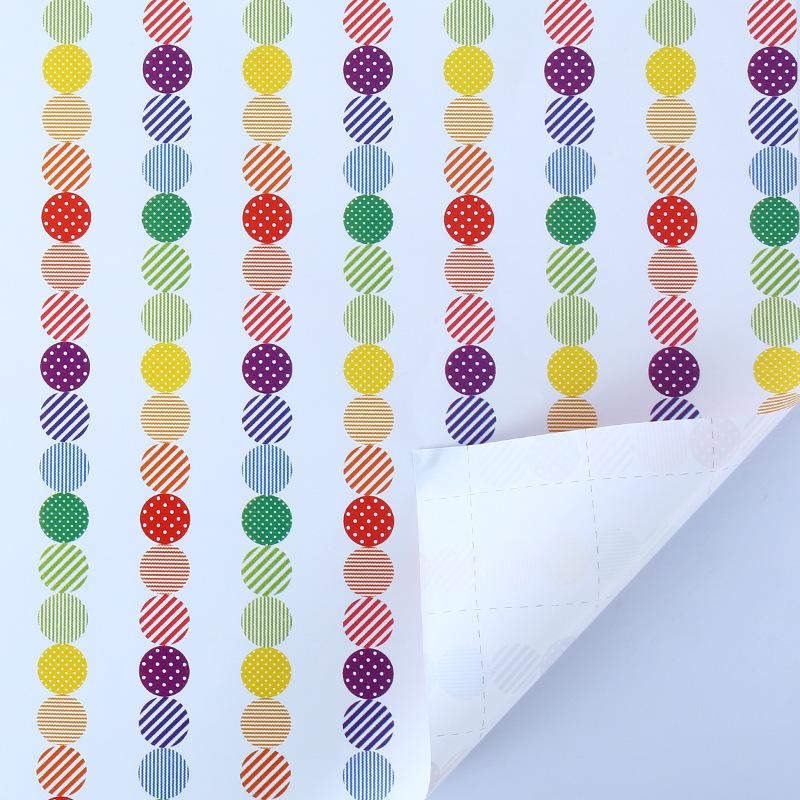 Geometric Pattern Gift Wrapping Paper for Children's Day & Birthdays