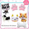 Dog Balloons, 7 Pcs Dog Birthday Balloons Decorations Set - Puppy Balloons, Paw Balloons Dog Bone Balloon for Birthday Party Decorations